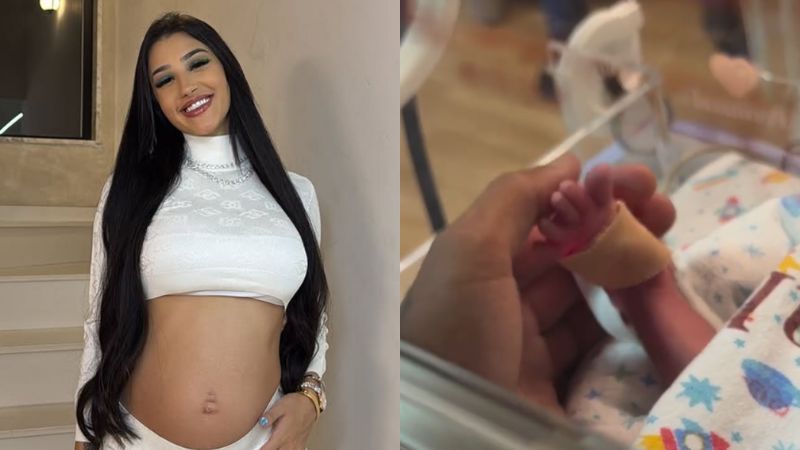 Após negar paternidade, Gato Preto conhece sua filha com Bia Miranda na UTI