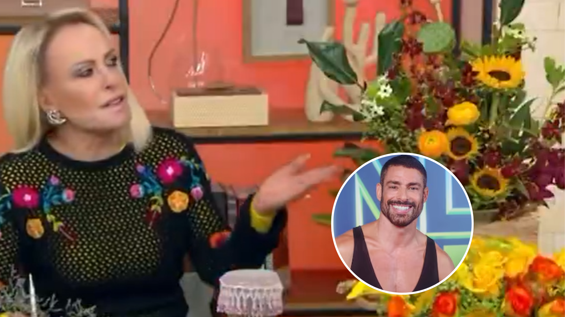 Após polêmica com Bella Campos, Cauã Reymond manda flores para Ana Maria e web reage: ‘Cara de pau’