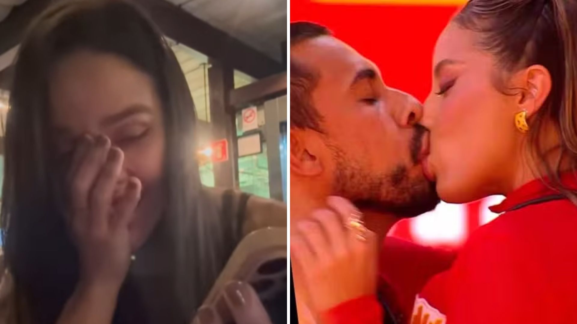 BBB 25: Ex-BBB Eva assiste beijo de Maike e Renata e tem reação contraditória: ‘Joga!’