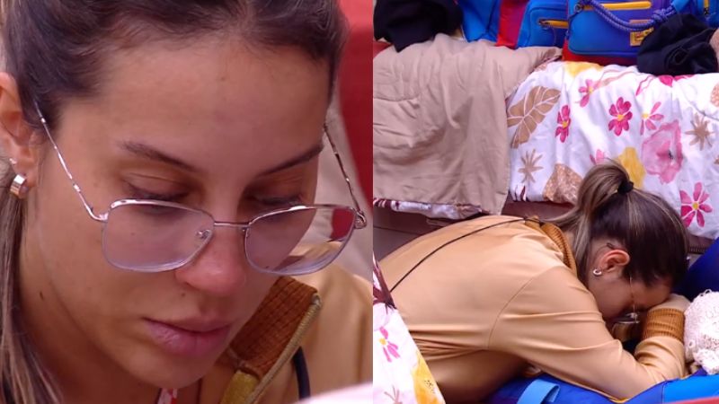 BBB 25: No Paredão, Renata chora enquanto faz as malas: ‘Estou cansada’
