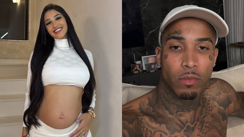 Bia Miranda entra em trabalho de parto e Gato Preto ironiza: ‘Não sou o pai’