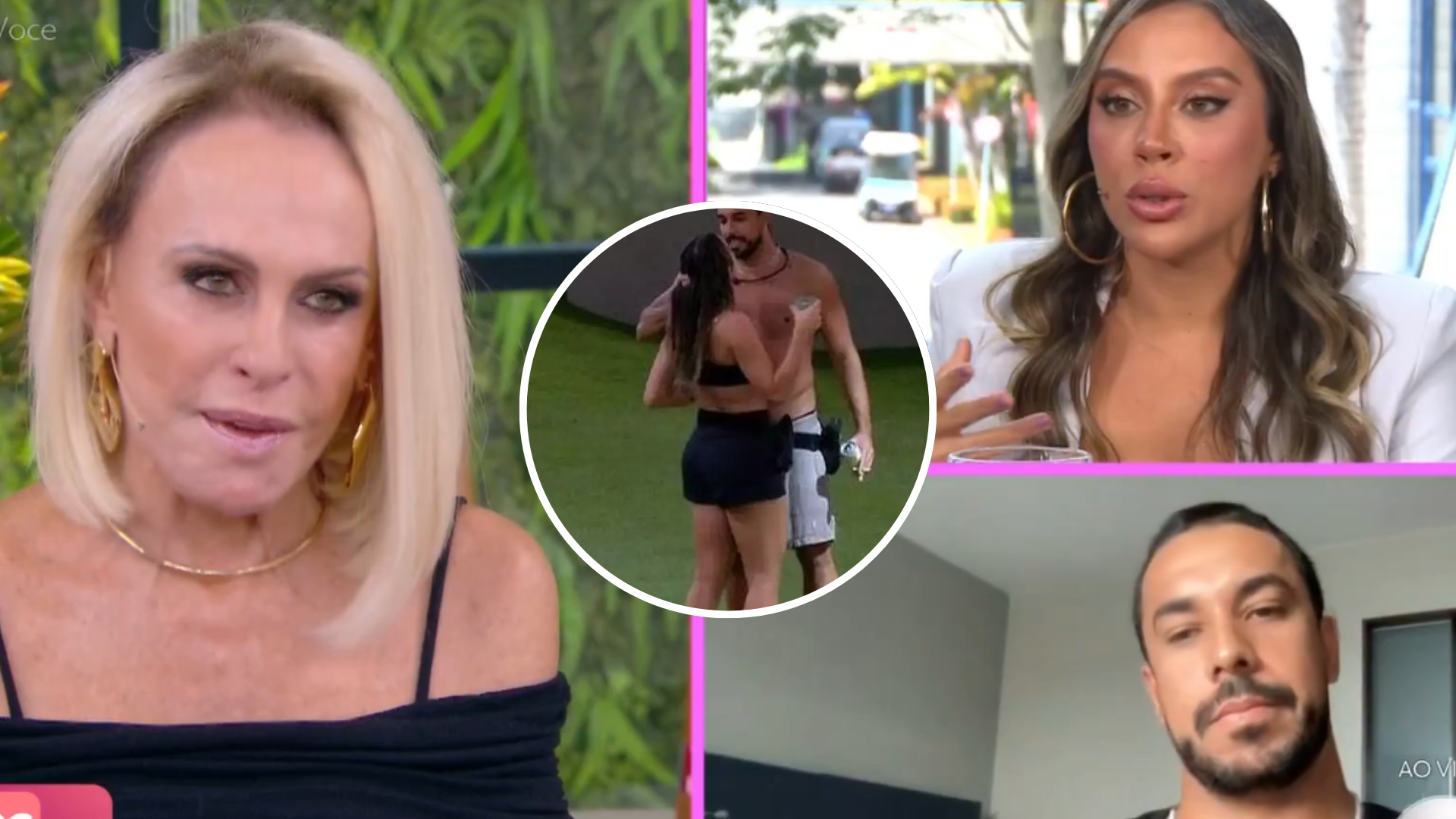 Climão ao vivo! Renata e Maike conversam sobre atitude polêmica do brother no Mais Você