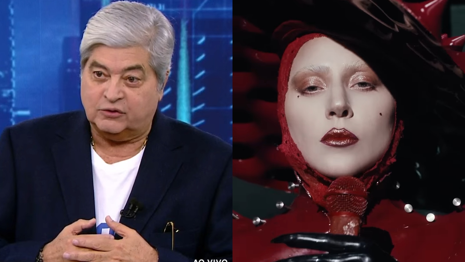 Datena se revolta com Lady Gaga por ignorar fãs no Brasil: ‘Sem eles ela não é ninguém’