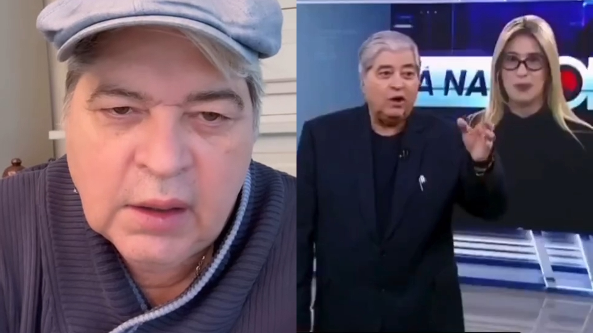 Datena se explica após humilhar repórter ao vivo no SBT: ‘E permaneceu errado’