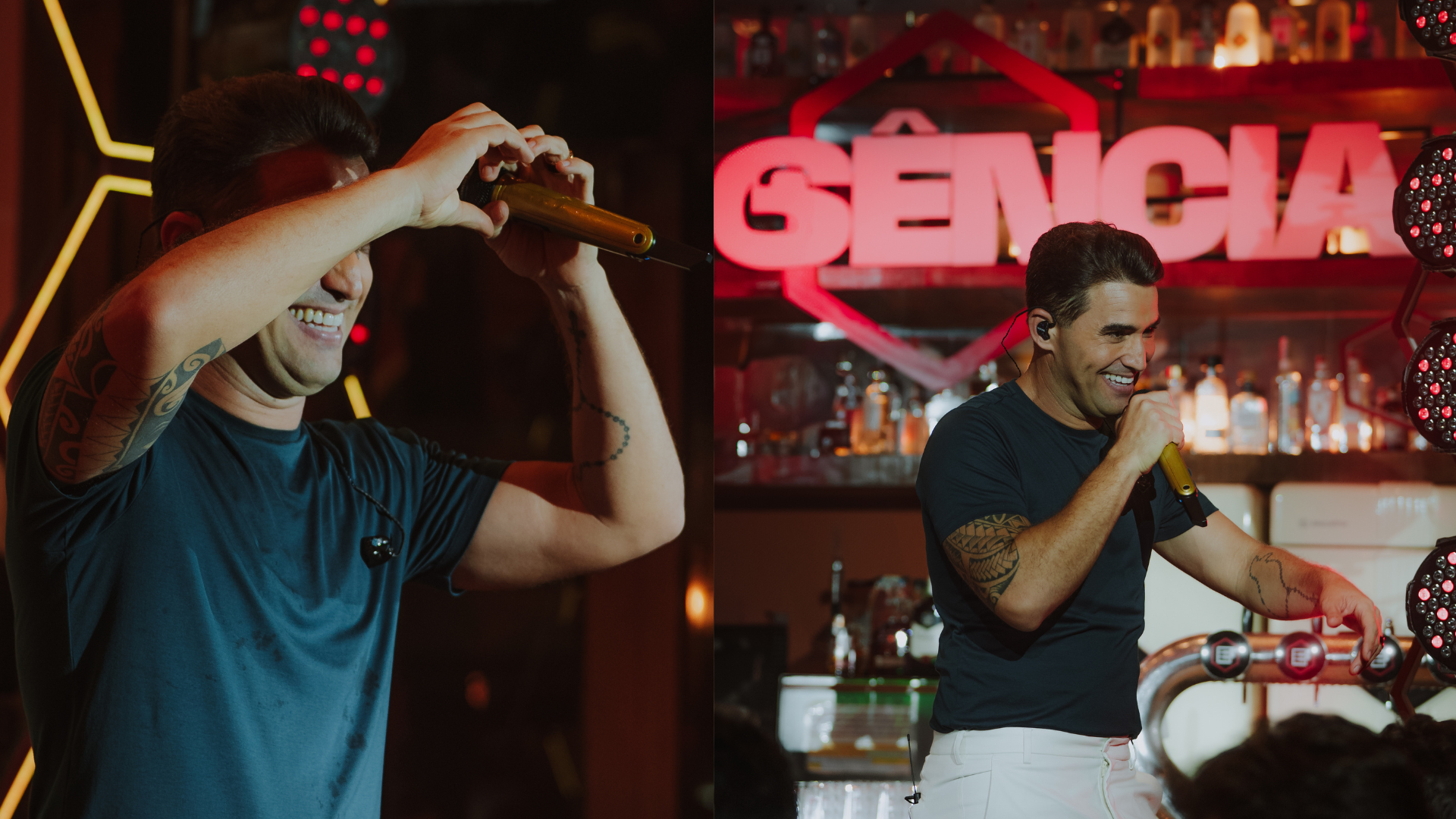 Emoção! Tayrone reuniu família, amigos e fãs na gravação do audiovisual de ‘Essência’
