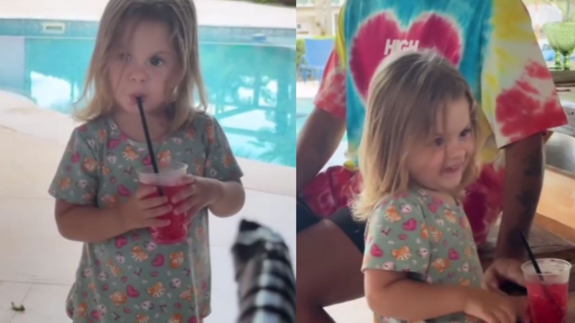 Maria Flor, filha de Virginia, pede drink sem álcool para barman: ‘Não perde nada’