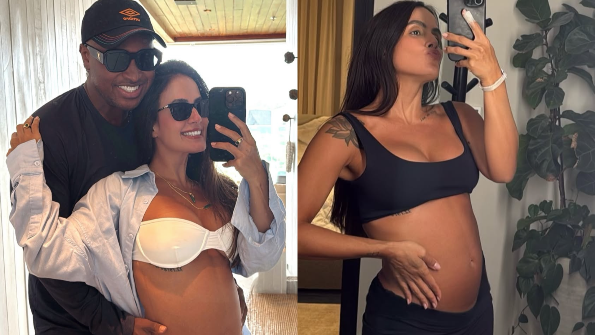 Carol Peixinho entra no clima de chá revelação com fotos nostálgicas: ‘Ansiosa’