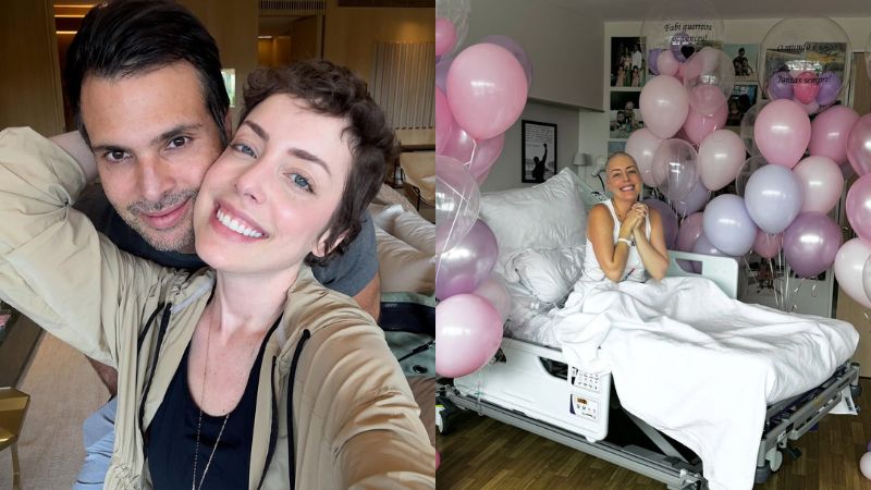 Fabiana Justus celebra 14 anos de casamento e um ano da pega da medula óssea: ‘Isolada’
