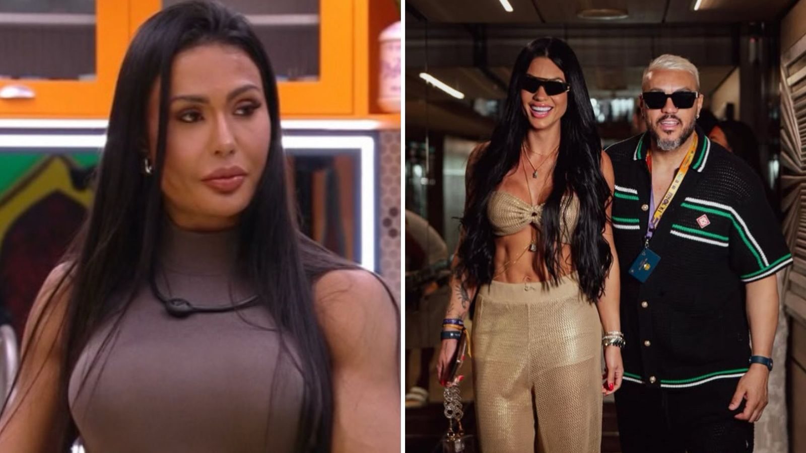 Gracyanne Barbosa tem reação inesperada após crítica contra namorada de Belo