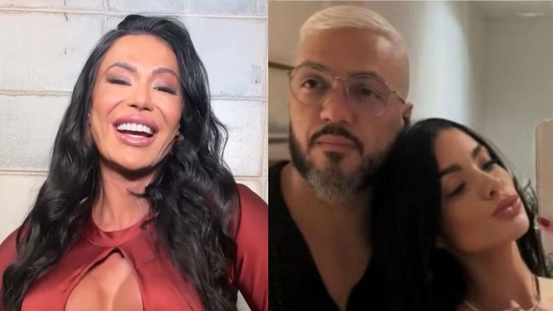 Gracyanne comenta namoro de Belo e possibilidade de reconciliação: ‘Amor da minha vida’