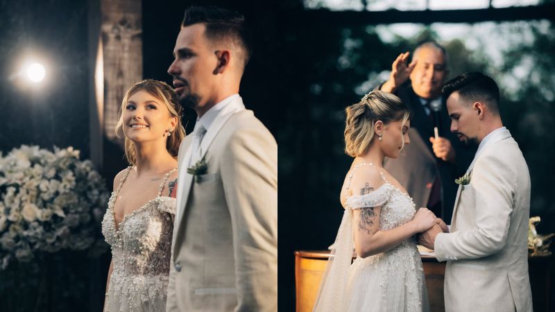Isabel Veloso comemora um ano de casamento com Lucas Borbas: ‘Meu amor por você’
