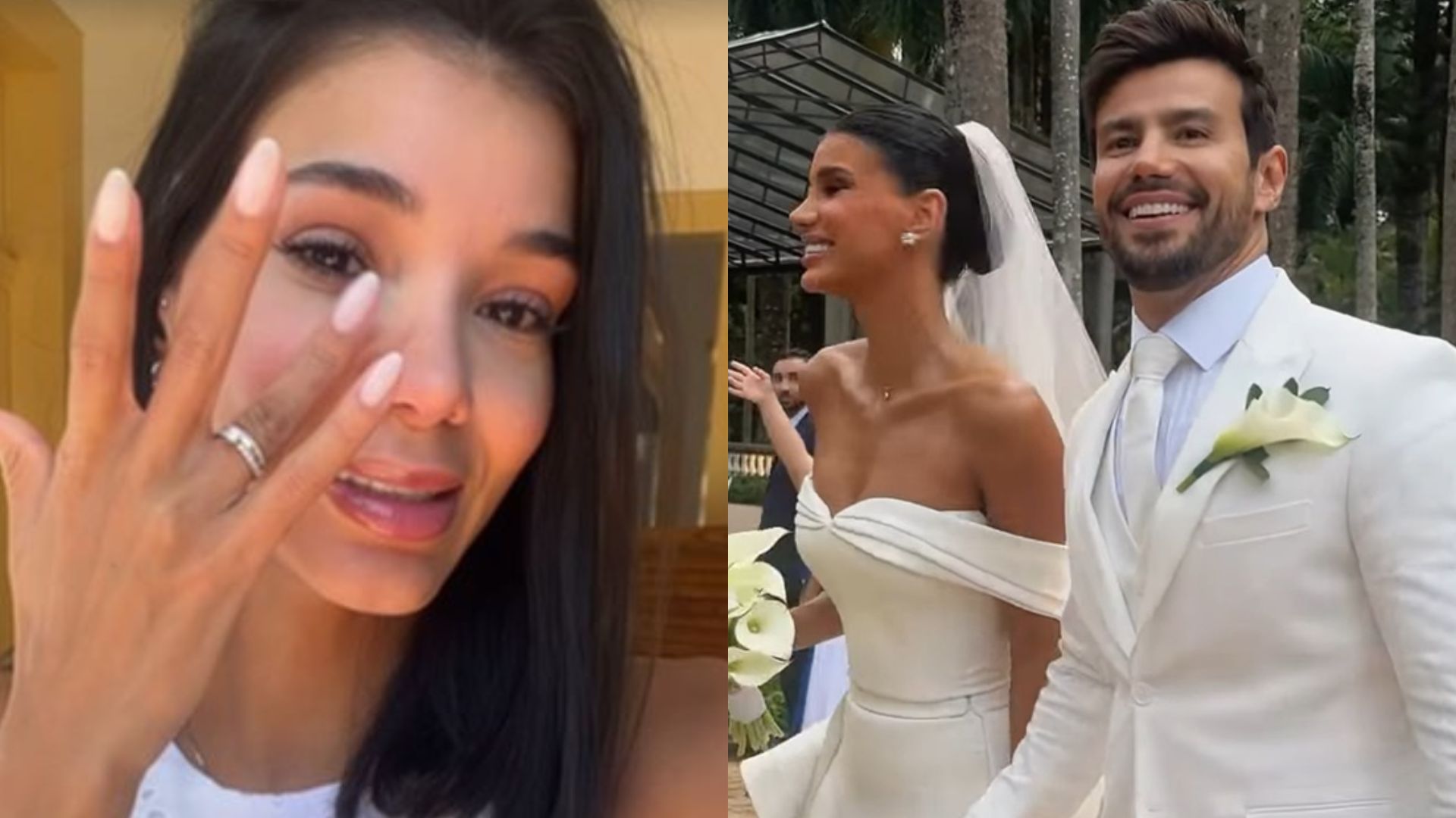Jakelyne surpreende com declaração após casamento com Mariano: ‘Confesso’