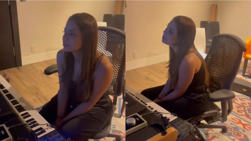 Lexa vai às lágrimas ao ouvir música que fez para a filha: ‘Mais linda do mundo’