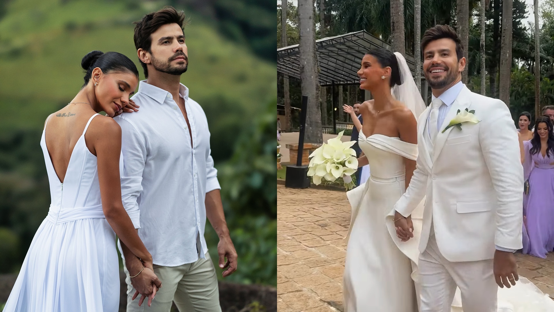 Mariano detalha confecção de terno para casamento com Jakelyne Oliveira: ‘Foi unânime’