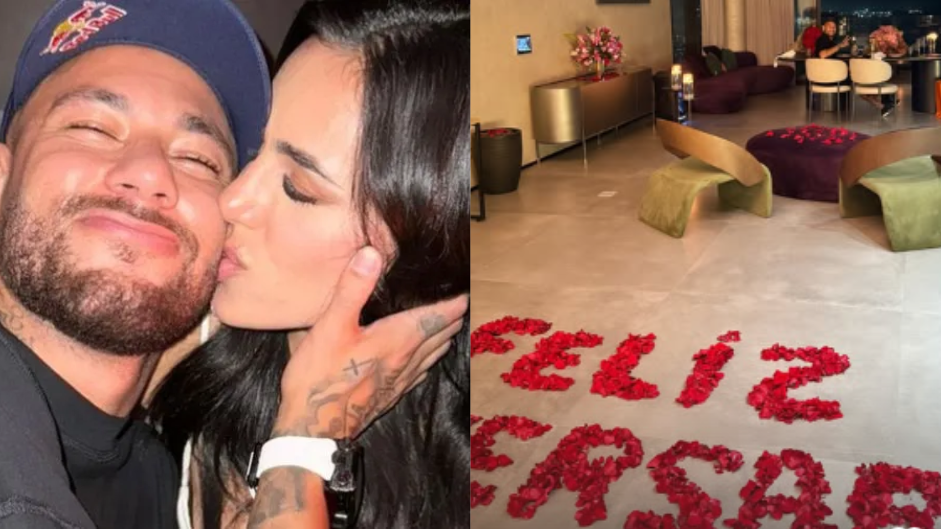 Neymar surpreende com gesto romântico no aniversário de Bruna Biancardi