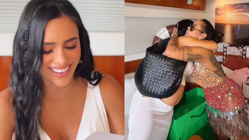 Presentão! Bruna Biancardi ganha bolsa de luxo da cunhada, Rafaella Santos; saiba valor