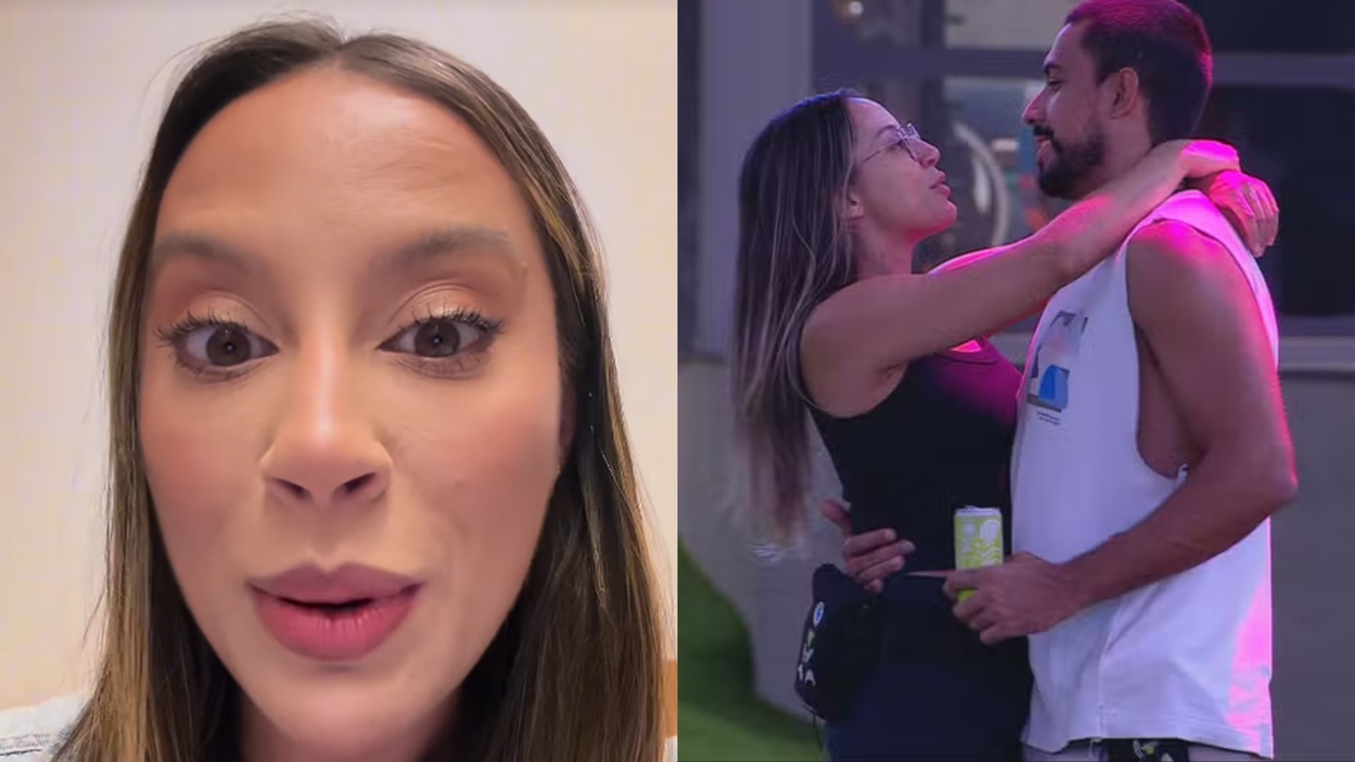 Renata se pronuncia sobre romance com Maike após vencer o BBB 25: ‘Não podemos negar’