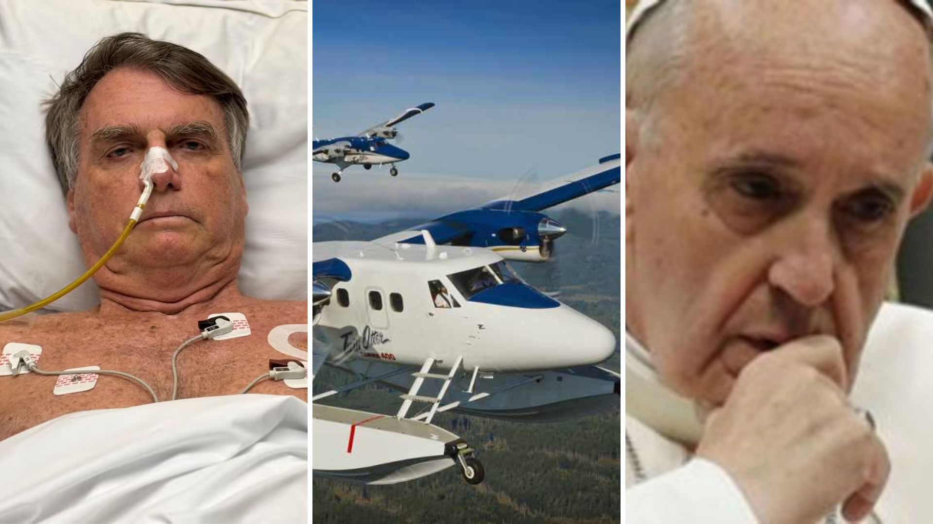 Queda de avião na praia, estado de saúde de Bolsonaro e surto em reality marcam o dia