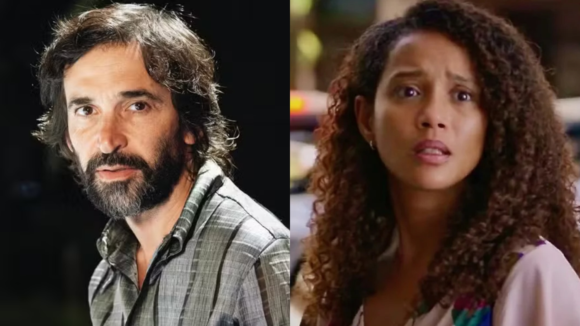 Rubinho (Julio Andrade) e Raquel (Taís Araujo) de Vale Tudo