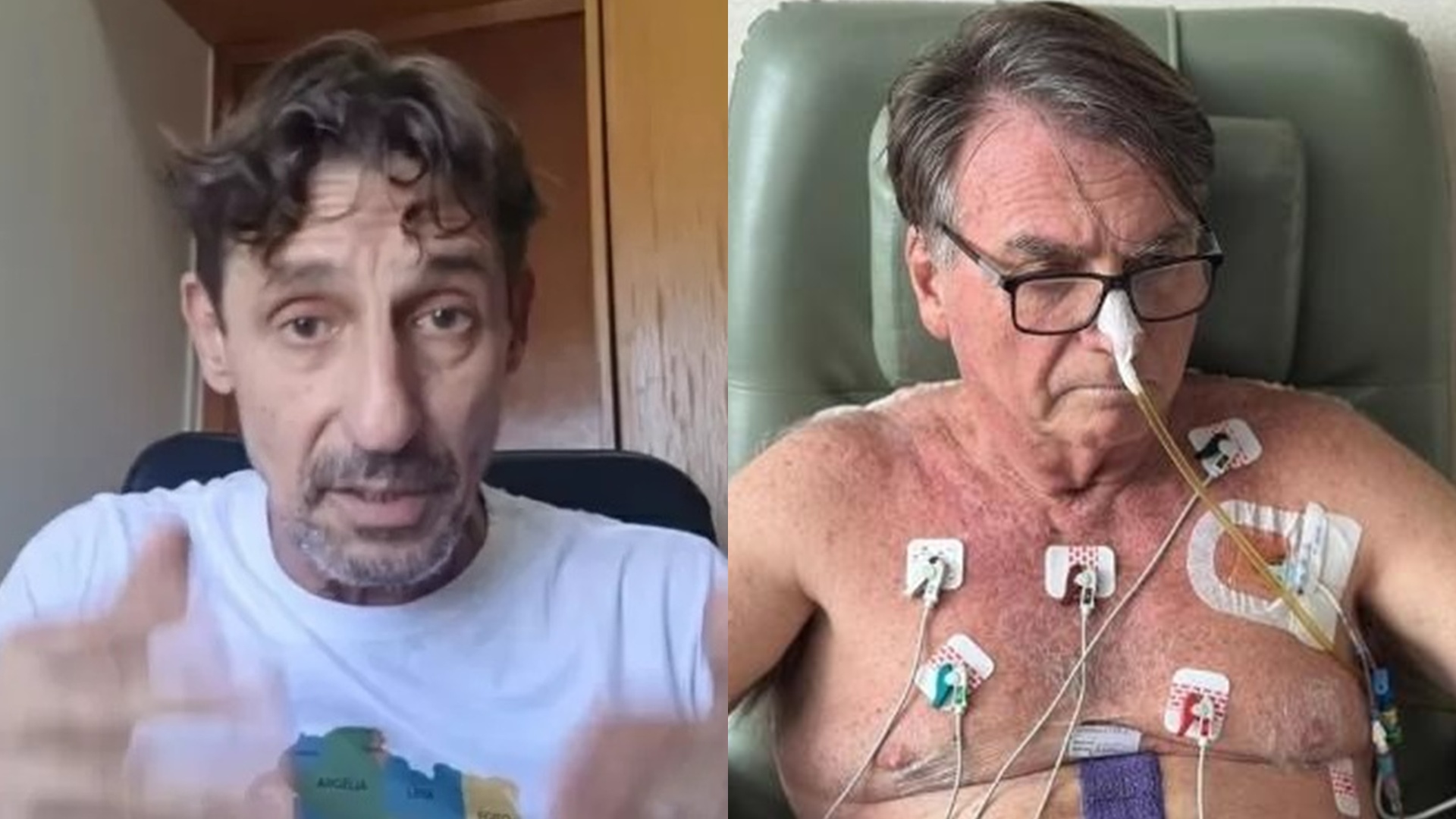 Tuca Andrada expõe mentira em internação de Bolsonaro: ‘Vagabundo e escroto’