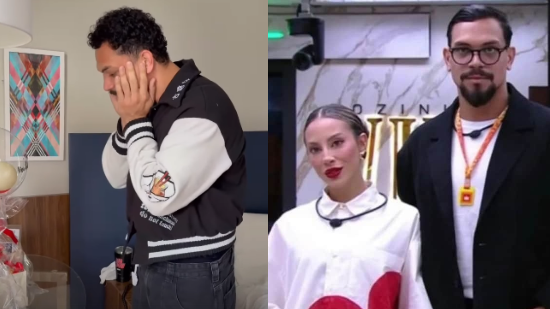 Vai dar namoro? Vinícius se derrete com surpresa de fãs que torcem por romance com Renata