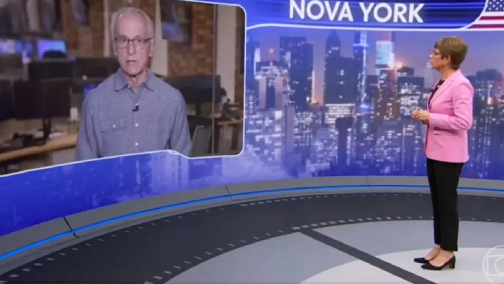 Vídeo: Jornalista da Globo tem ‘apagão’ ao vivo durante telejornal