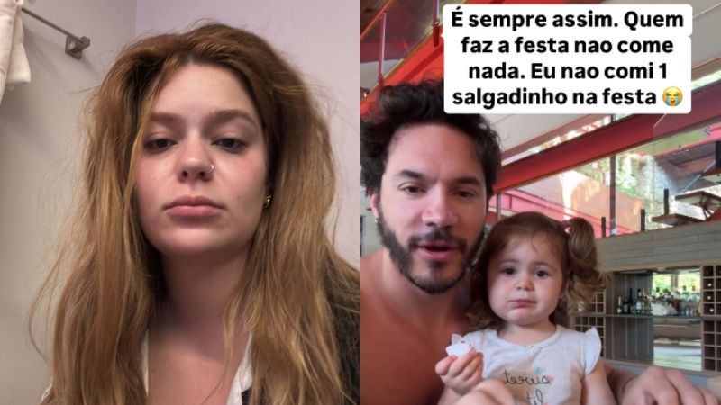 Viih Tube e Eliezer surpreendem ao detalhar pós-festa da filha: ‘Não comi nada’