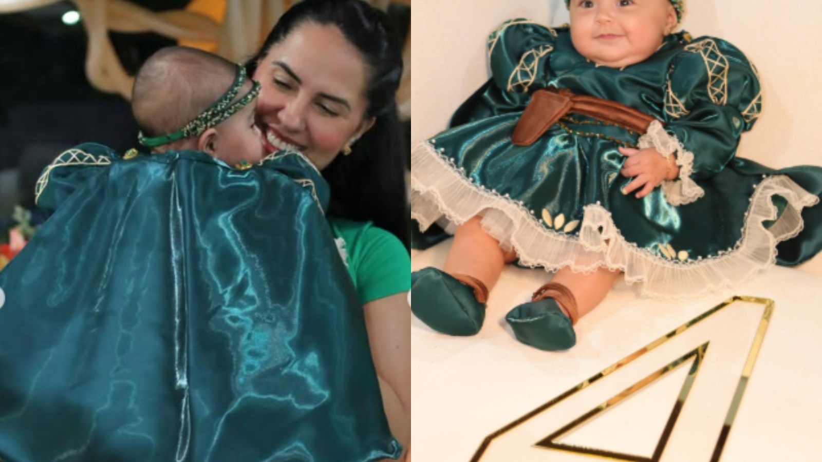 Graciele e Zezé di Camargo comemoram mêsversário da filha com festa linda e intimista