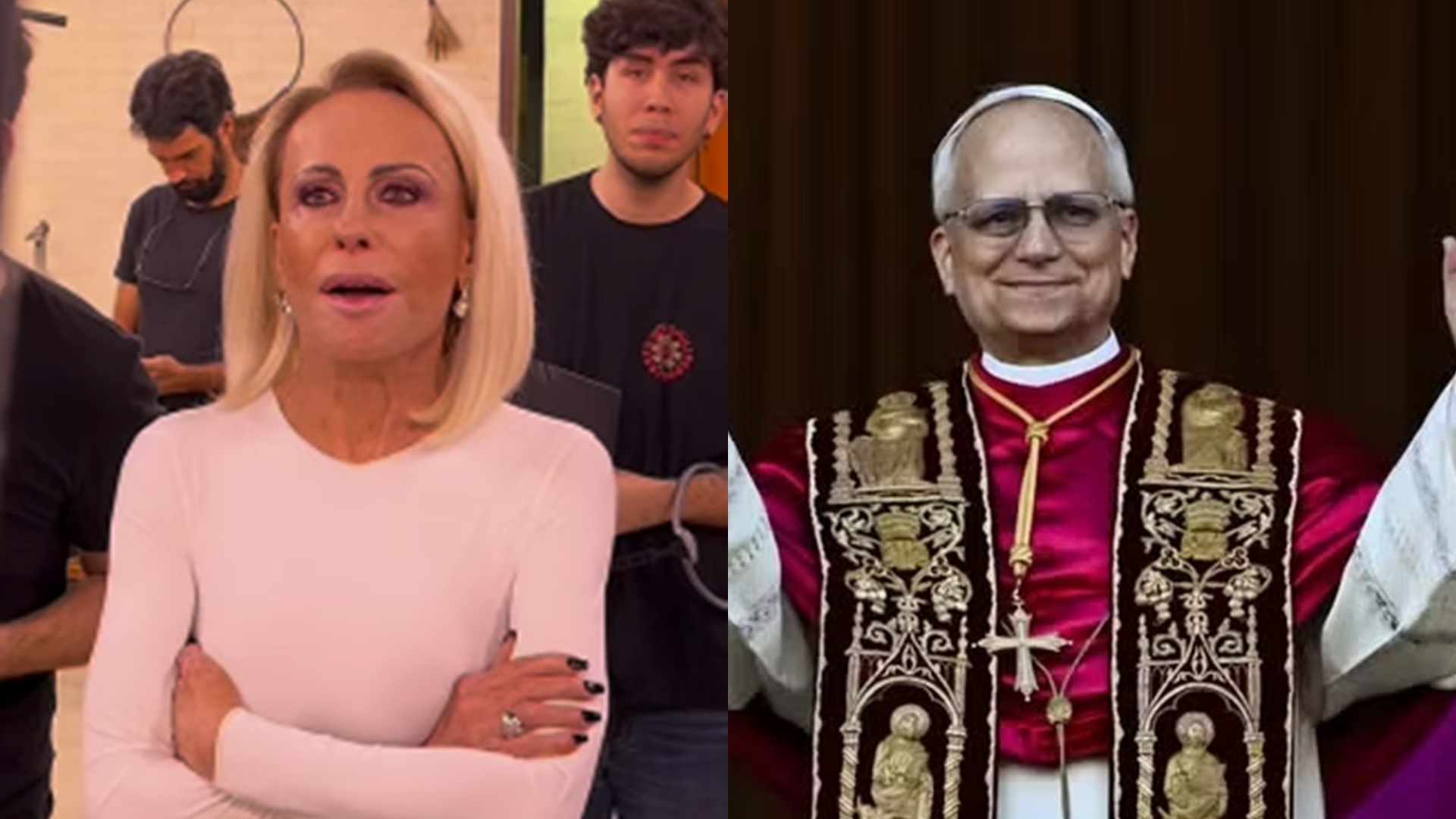 Ana Maria Braga chora e assume pé atrás após papa americano: ‘A gente estranha’