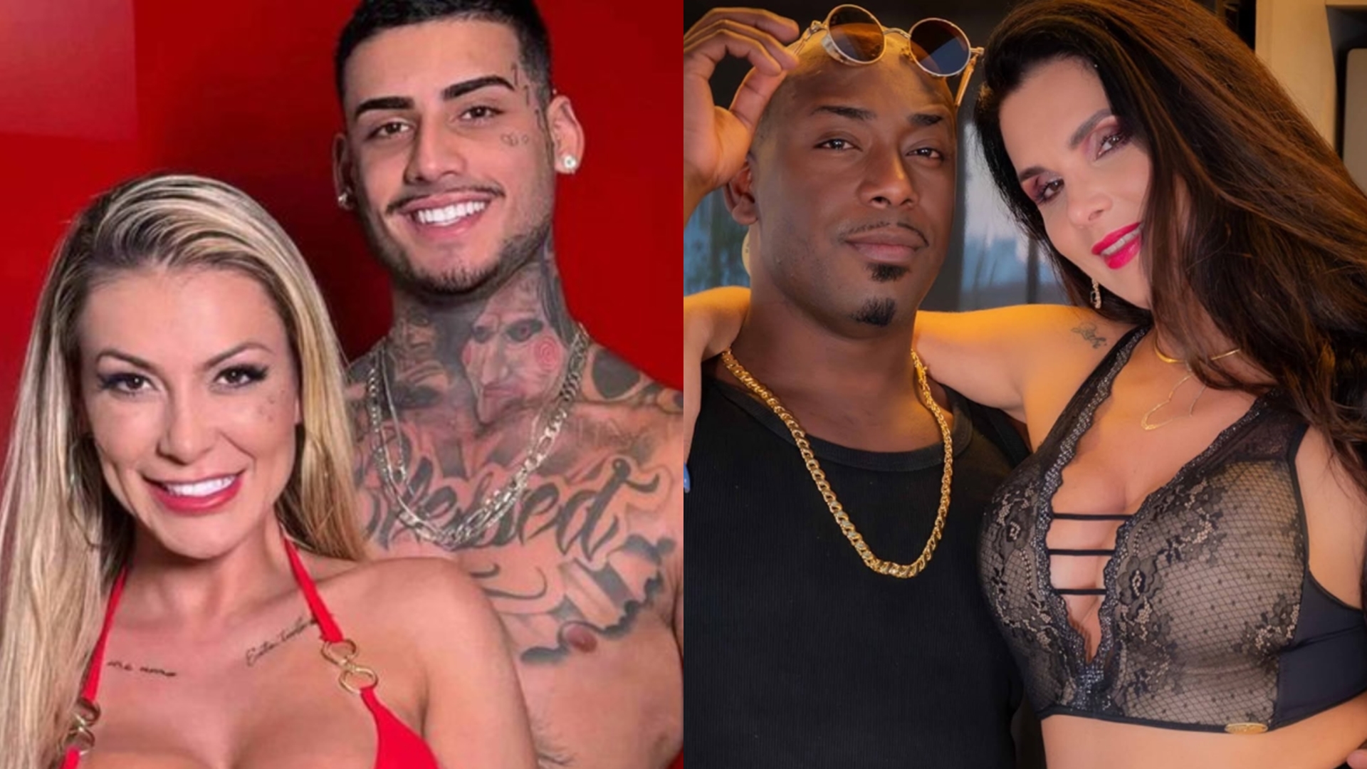 Ex de Andressa Urach grava vídeo com ator que assustou Luiza Ambiel com ‘membro gigante’
