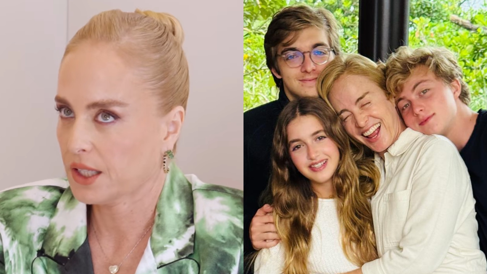 Angélica posa com os filhos e faz reflexão após treta com ex-nora: ‘Sei bem dos desafios’