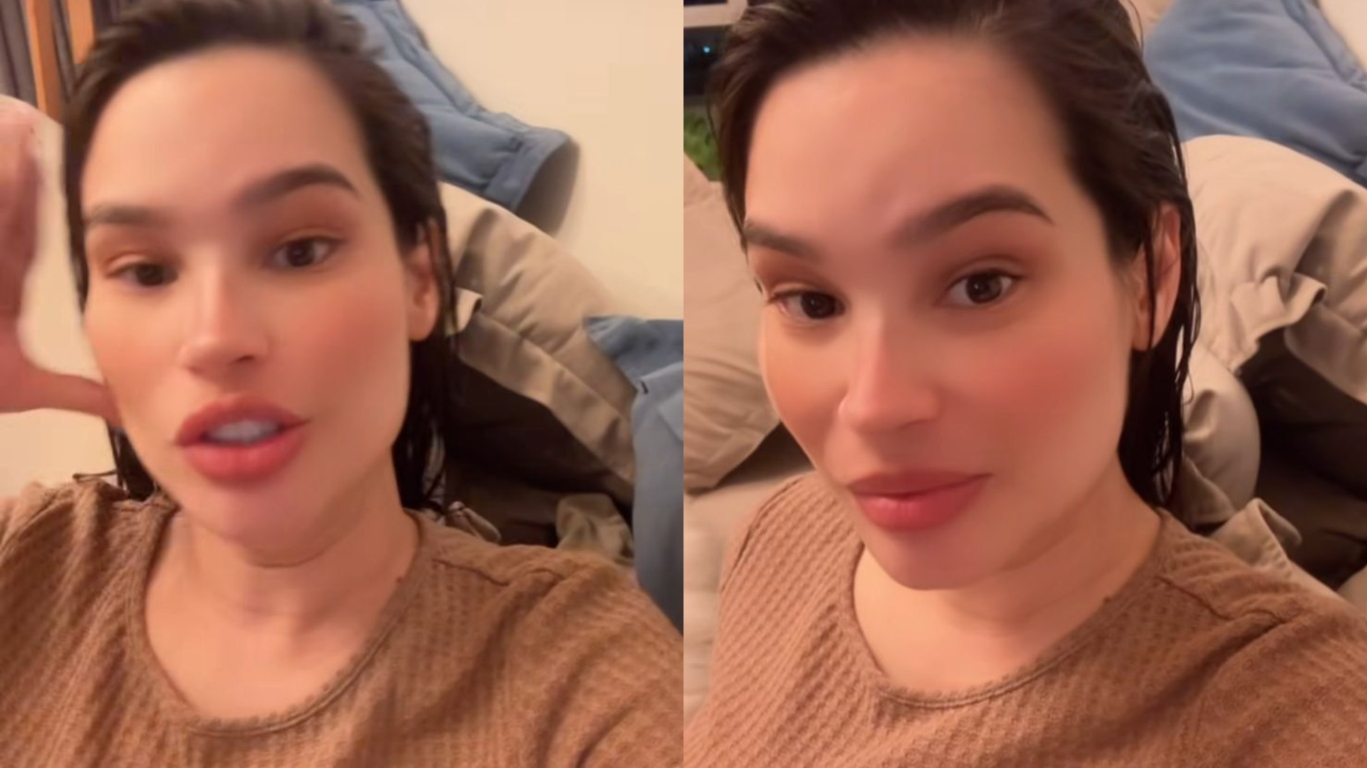 Após cair da escada, Raissa Barbosa revela seu estado de saúde e do bebê: ‘Muita dor’