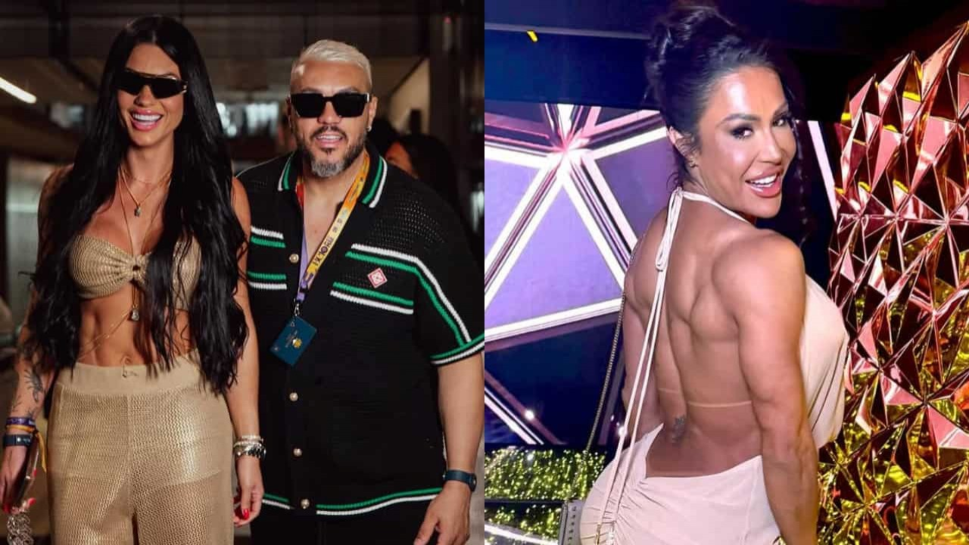 Atual namorada de Belo mostra jantar romântico após Gracyanne dizer que quer voltar com cantor