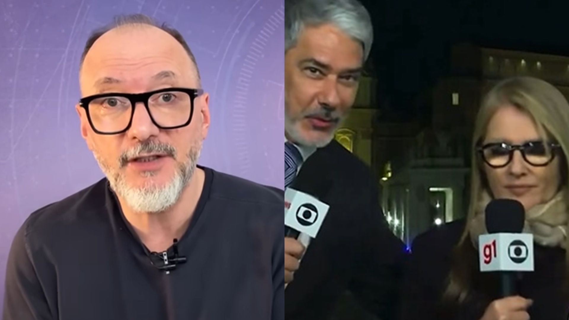 Britto Jr. defende Ilze Scamparini após climão com Bonner ao vivo: ‘Esse comportamento’