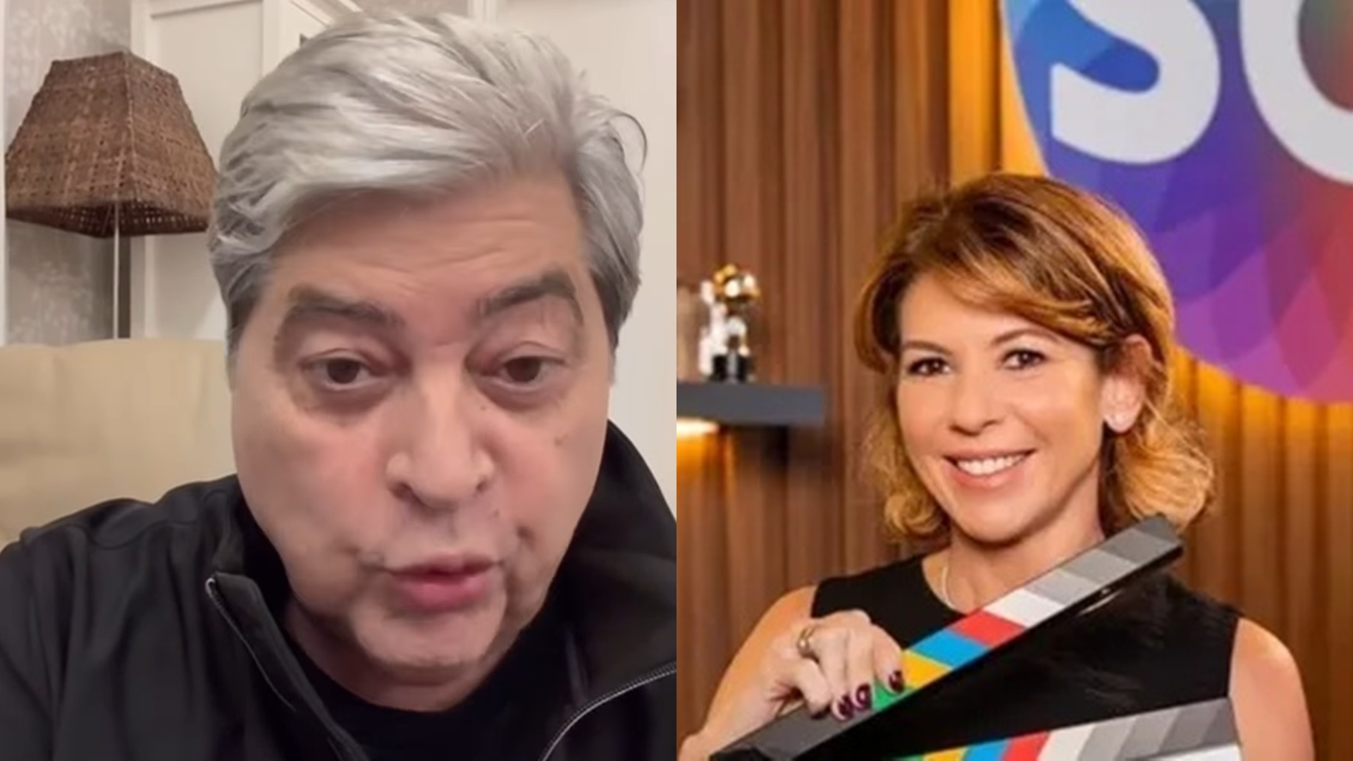 Datena chora com recado da filha de Silvio Santos após se demitir do SBT: ‘Eu deixei’