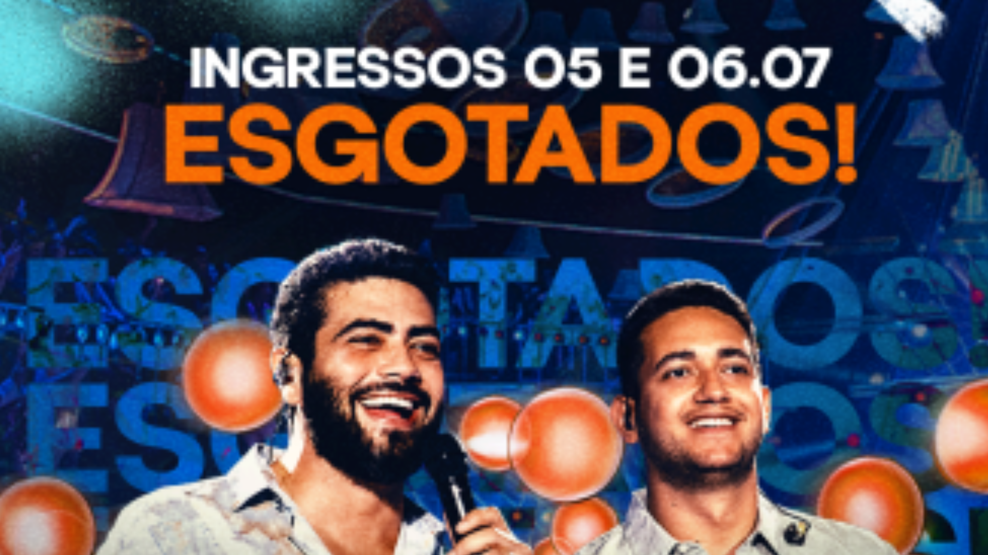 Henrique e Juliano esgotam mais um show e anunciam terceira data em SP; confira