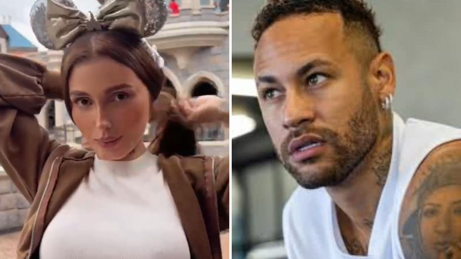 Ex-amante de Neymar leva esculacho na Disney por mostrar bico do peito: ‘Teria que me retirar’