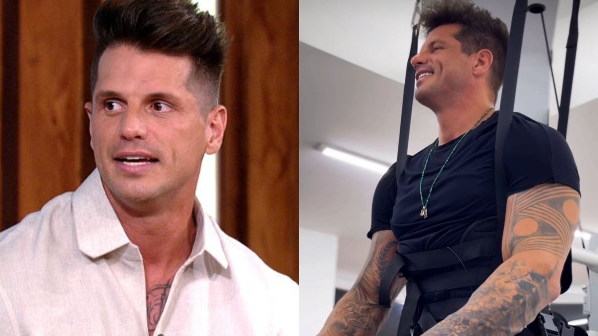 Ex-BBB 2 Fernando Fernandes volta a andar com ajuda de aparelhos após 14 anos: ‘Reacender’