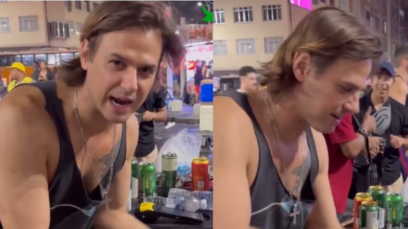 Ex-galã da Globo, ator famoso vende bebidas no show de Lady Gaga: ‘Gaga Drink’