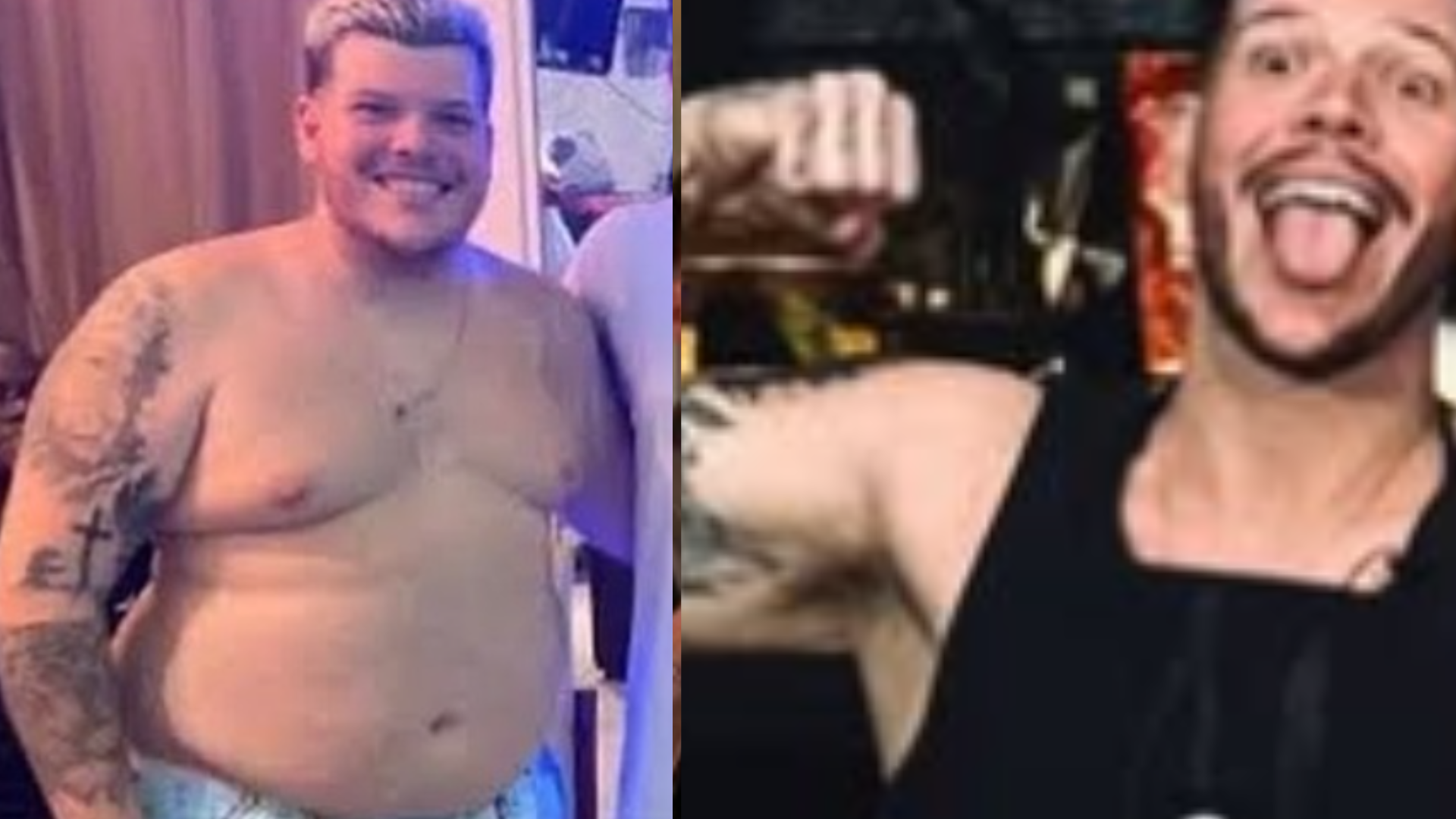 ‘Passado e o presente’: Ferrugem perde mais de 35kg e impressiona em nova foto