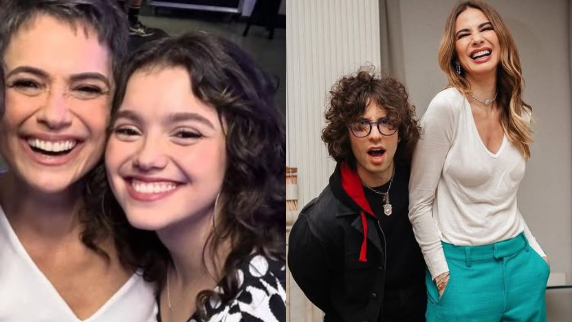 Filha de Sandra Annenberg posta momento íntimo com filho de Luciana Gimenez: ‘Amo’