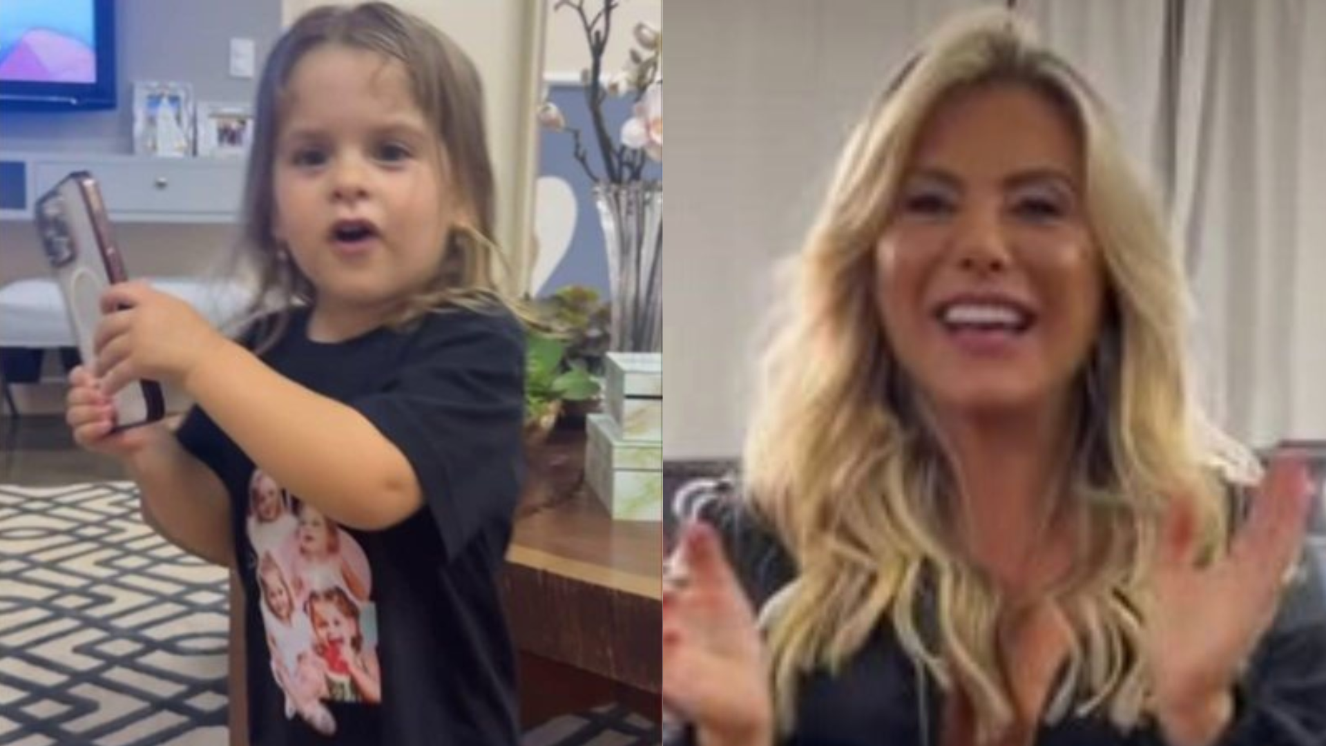 Futura influencer? Maria Flor, filha de Virginia, impressiona a avó com talento precoce: ‘Ela produz’