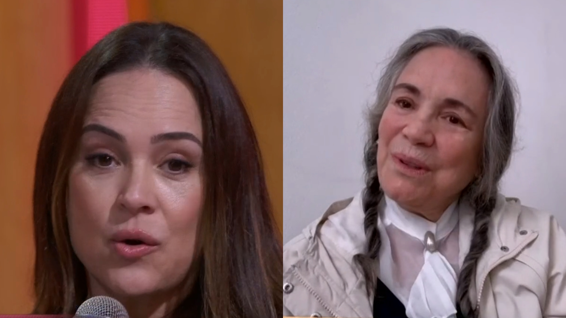 Gabriela Duarte revela ser ‘mais difícil’ atuar com Regina Duarte e a famosa manda depoimento
