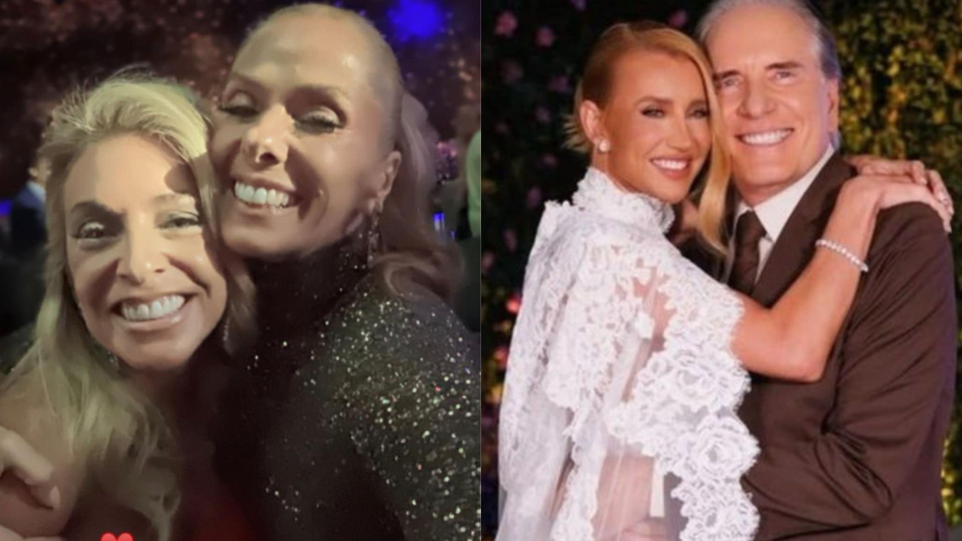 Ex de Roberto Justus, Adriane Galisteu surge com primeira esposa do empresário