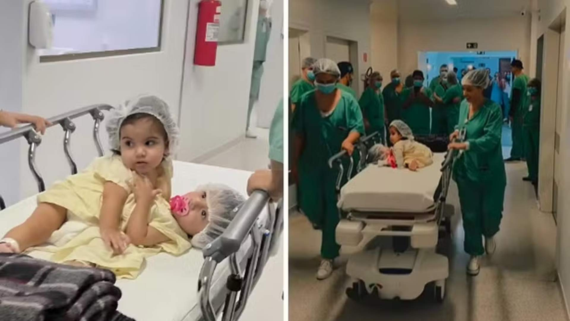 Gêmea siamesa não resiste 9 dias após cirurgia de separação em Goiás, diz família