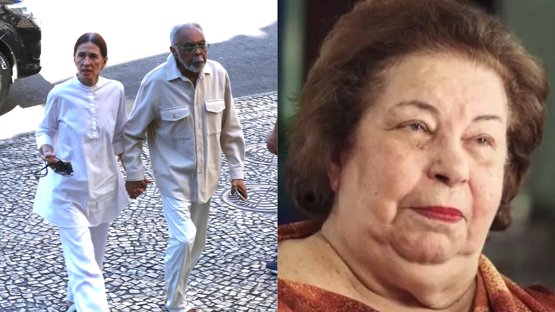 Gilberto Gil, ex-marido de Nana Caymmi, chega ao velório da cantora no Rio; veja fotos