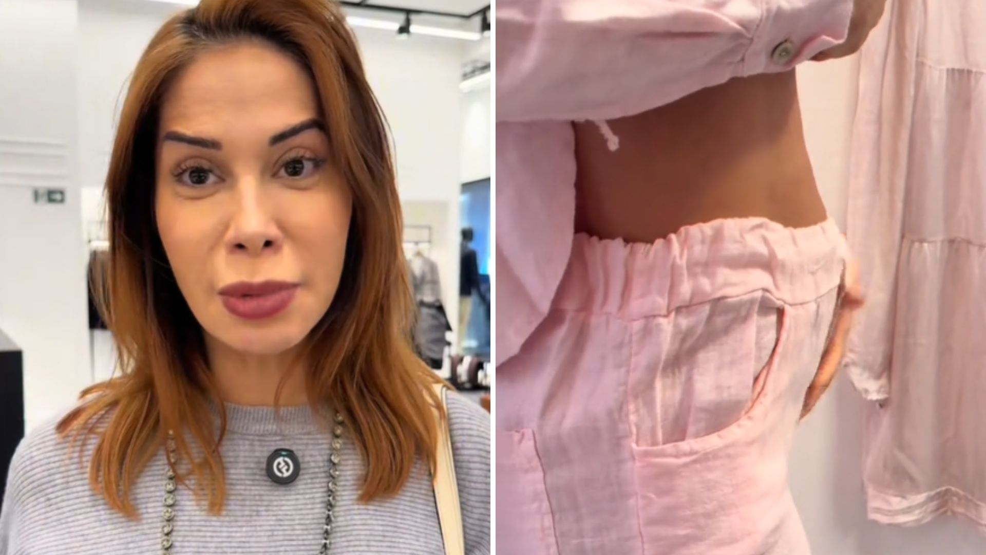 Grávida pela terceira vez, Maíra Cardi revela tamanho da barriga: ‘Começando’
