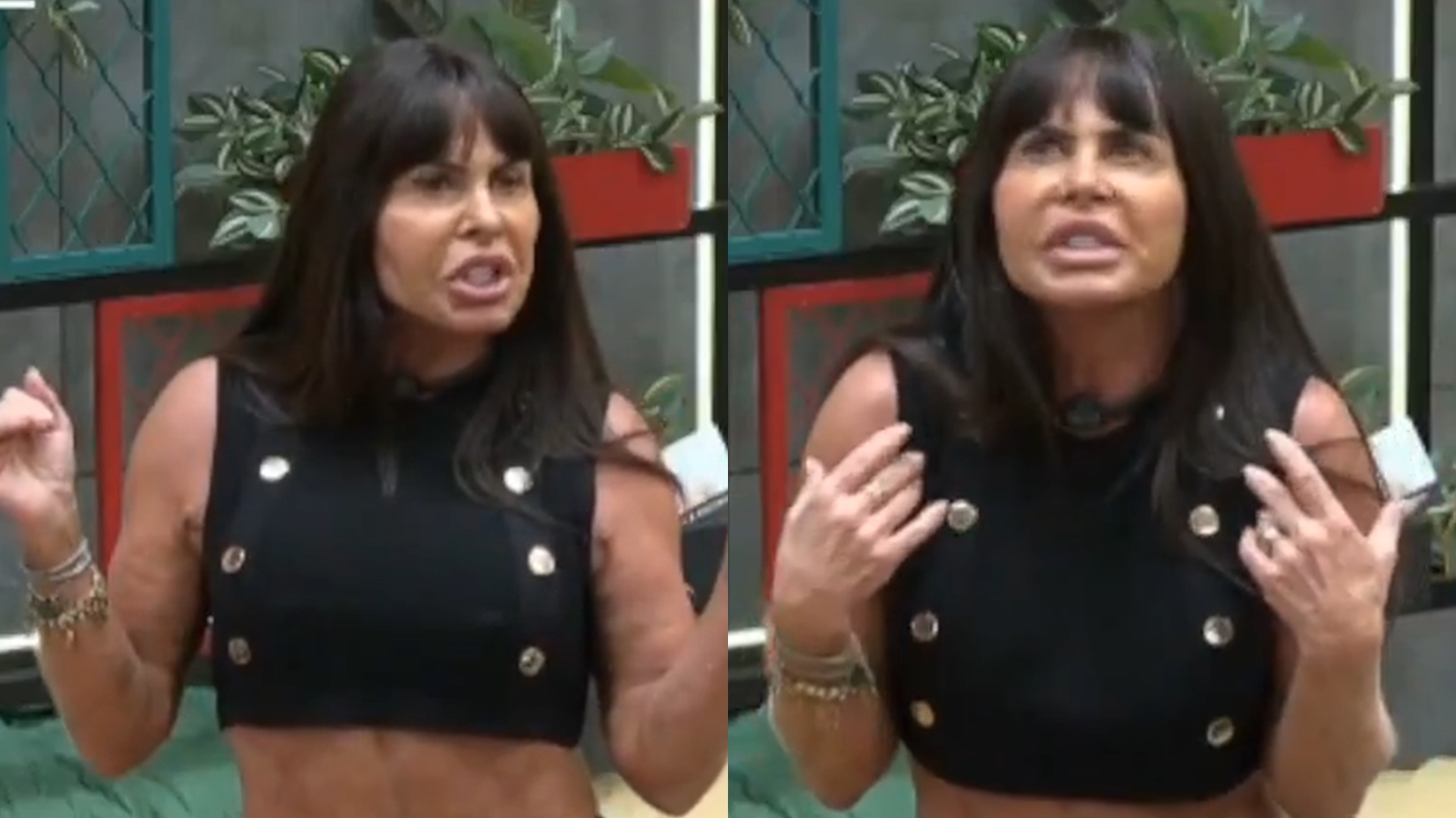 Gretchen surta no Power Couple após leite do marido acabar: ‘Querem me provocar’