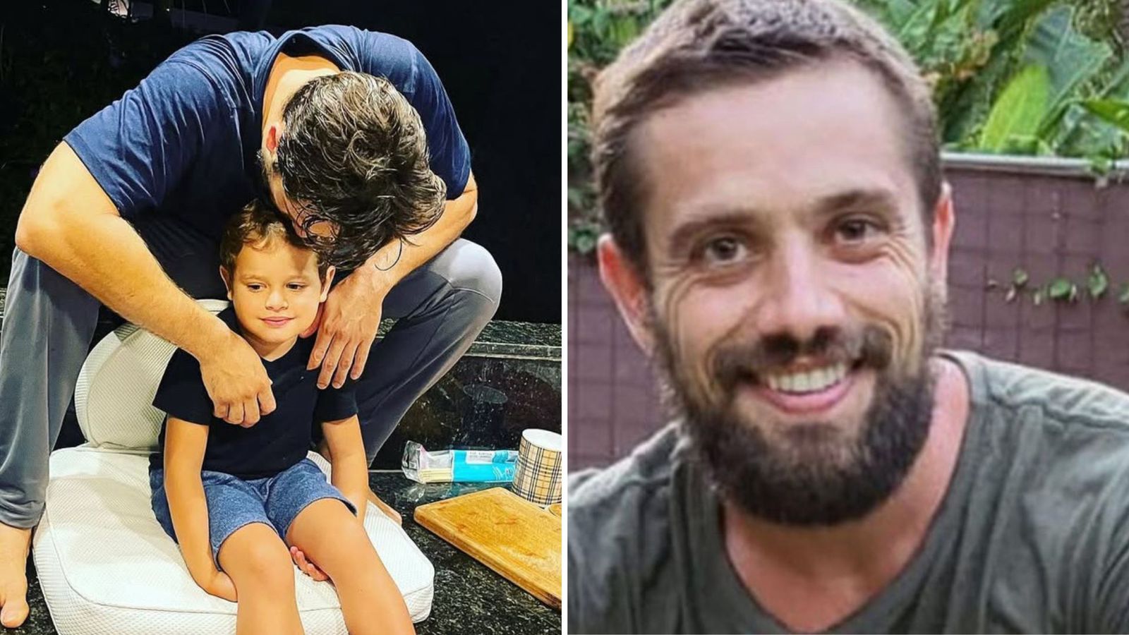 Rafael Cardoso se declara para filho após dois anos afastado: ‘Um abraço escrito’