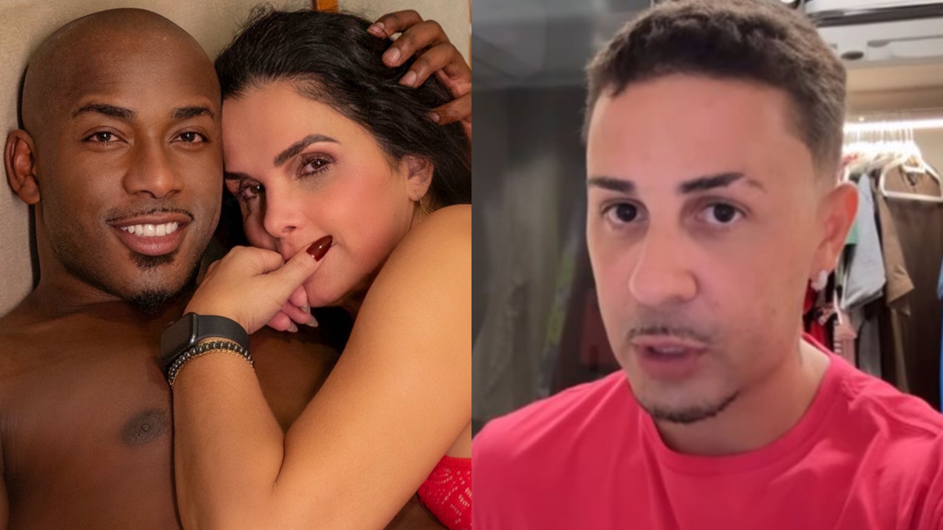 Ator ‘gigante’ de filme adulto com Luiza Ambiel gravou com ‘queridinha’ de Carlinhos Maia que teve sequelas
